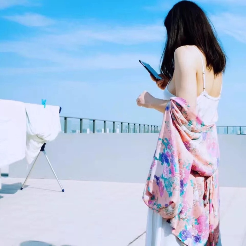 Blushing Boho Wild Pony Unicorn Duster Kimono - Picture 7 of 15